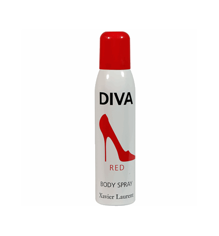 اسپری ضد تعریق زنانه رد دیوا_Xavier Laurent Diva Red Anti-Perspirant Spray For Women