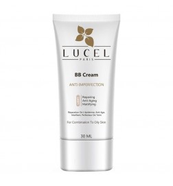 ب ب کرم لوسل رنگ روشن مناسب پوست چرب و آکنه ای - Lucel BB Cream Light For Oily Skin