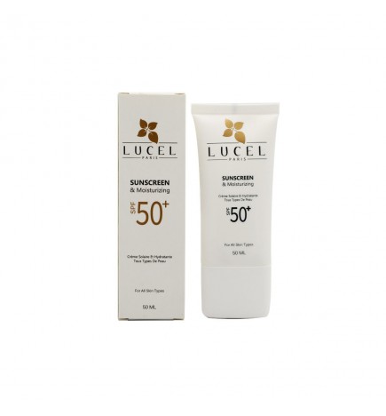 کرم ضد آفتاب بی رنگ با SPF 50 لوسل - Lucel Sun Screen For All Skin Types