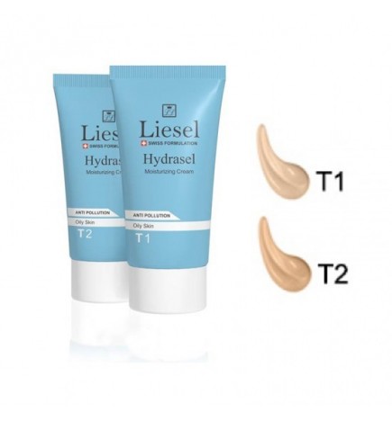 کرم مرطوب کننده رنگی T2 هیدراسل لایسل - Liesel Hydrasel T2 Moisturizing Cream