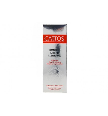 شامپو ملایم و تقویت کننده موی کاتوس مناسب پوست سر حساس - Cattos Ultra Gentle Fortifying Shampoo