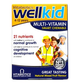 ول کید مولتی ویتامین جویدنی کودکان ویتابیوتیکس-- WellKid Multi-Vitamins