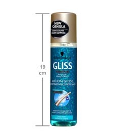 اسپری براق و ترمیم کننده مو گلیس --Gliss Million Gloss Express Repair Spray