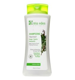 شامپو موهای چرب فندق/مریم گلی/عصاره سرو میس ادن -- Miss eden Sage-Cypress-Hazel Treating Shampoo