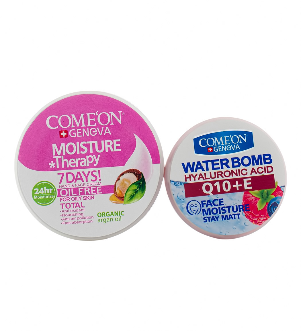 پک کرم مرطوب کننده کاسه ای اویل فری 240میل و کرم صورت کوآنزیم کیوتن 200میل