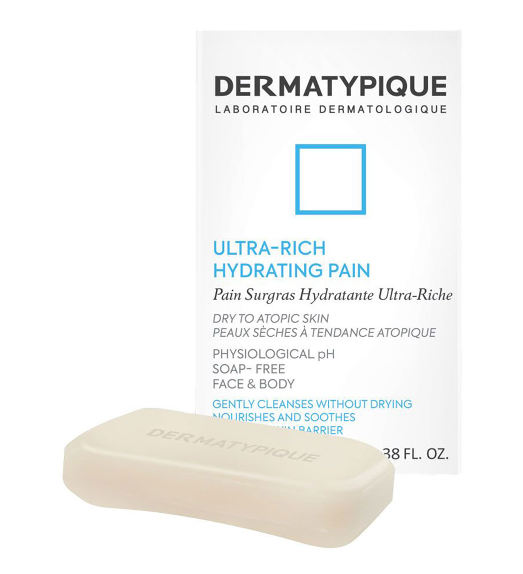 پن آبرسان قوی مناسب پوست خشک و آتوپیک 100گرم Dermatypique Ultra Rich Hydrating Pain For Dry To Atopic Skin 100g