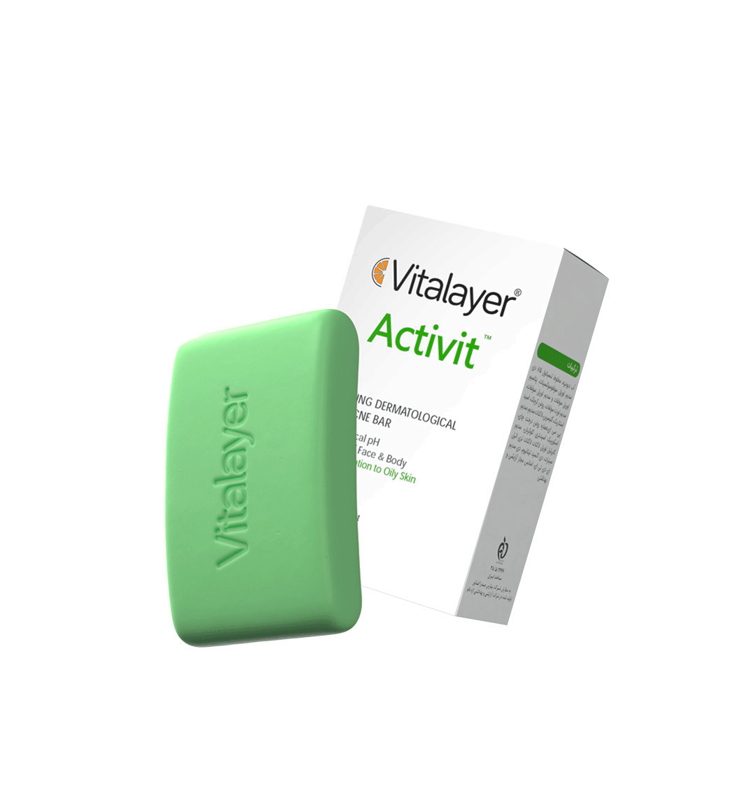 پن شوینده صورت مدل Activit وزن 100 گرم Vitalayer Pain Activit 100g