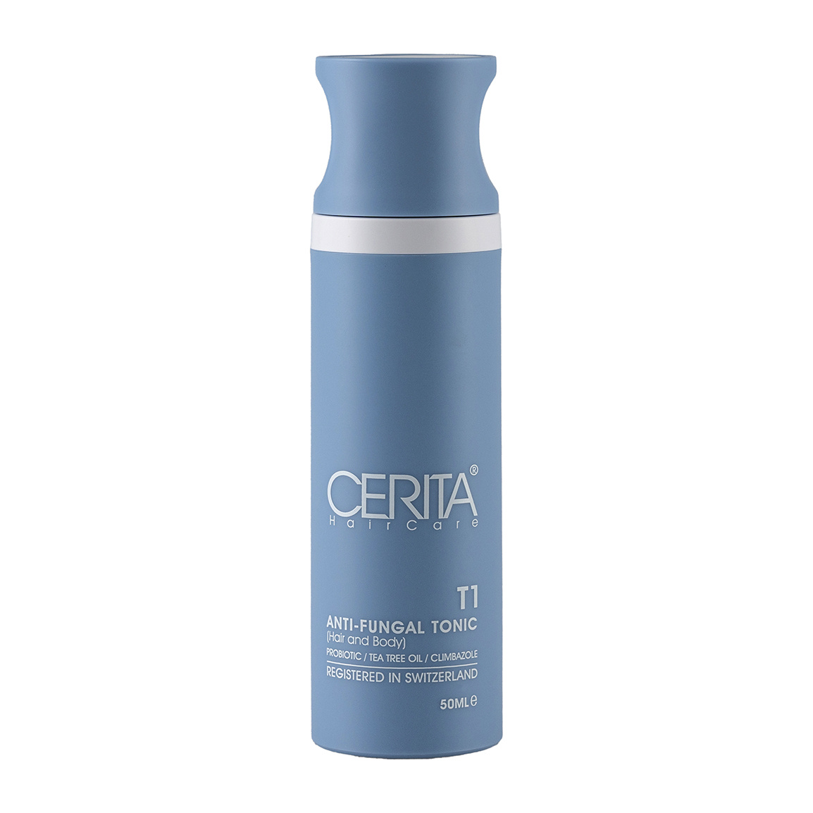 تونیک ضد شوره سر و بدن مدل T1 حجم 50 میلی لیتر Cerita Anti Fungal Tonic T1 50 ml
