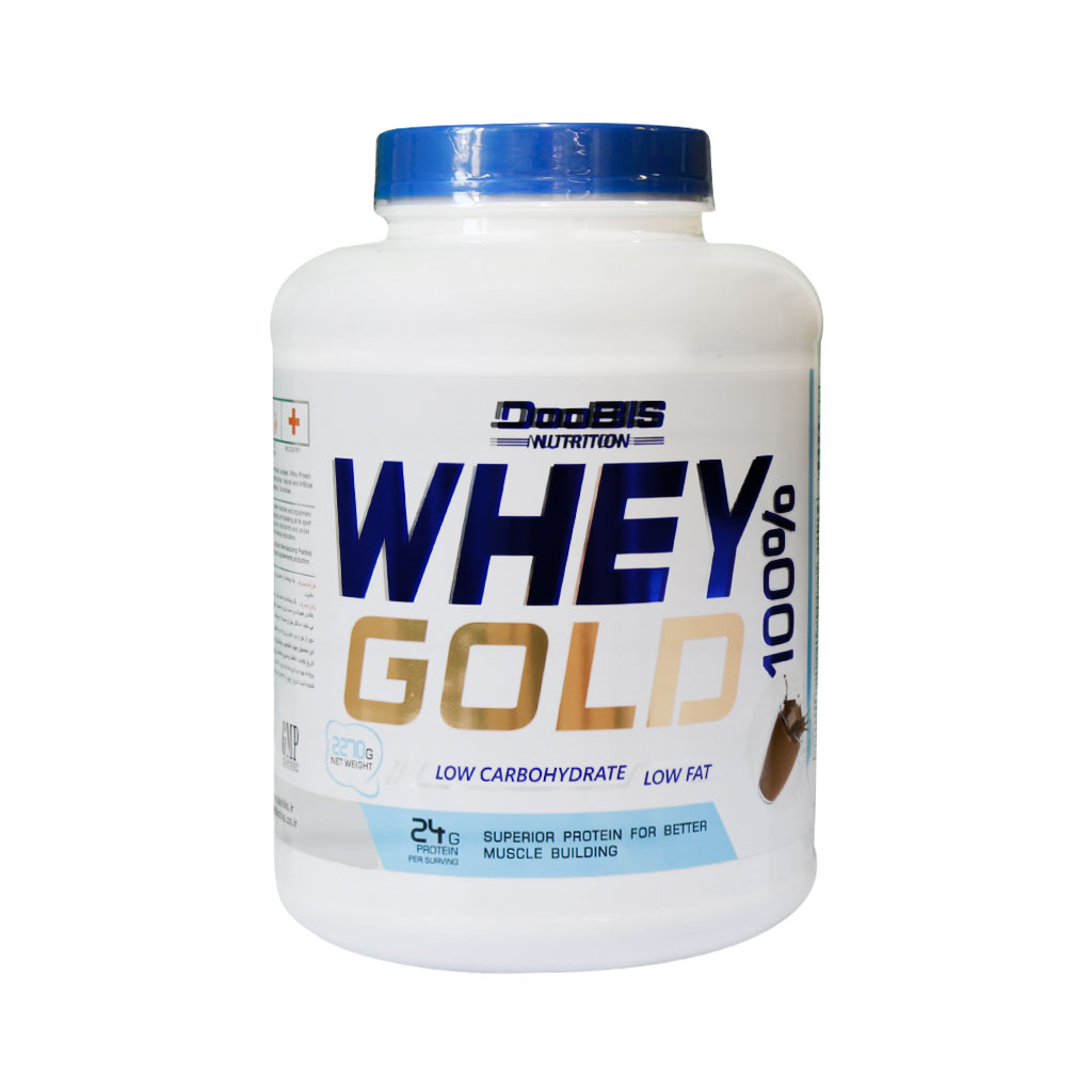 پودر پروتئین Whey Gold با طعم شکلات وزن 2270 گرم