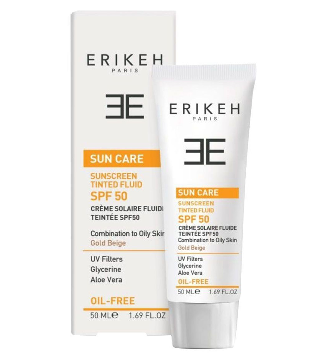 فلویید ضد آفتاب رنگی SPF50 مناسب پوست چرب و مختلط 50میل