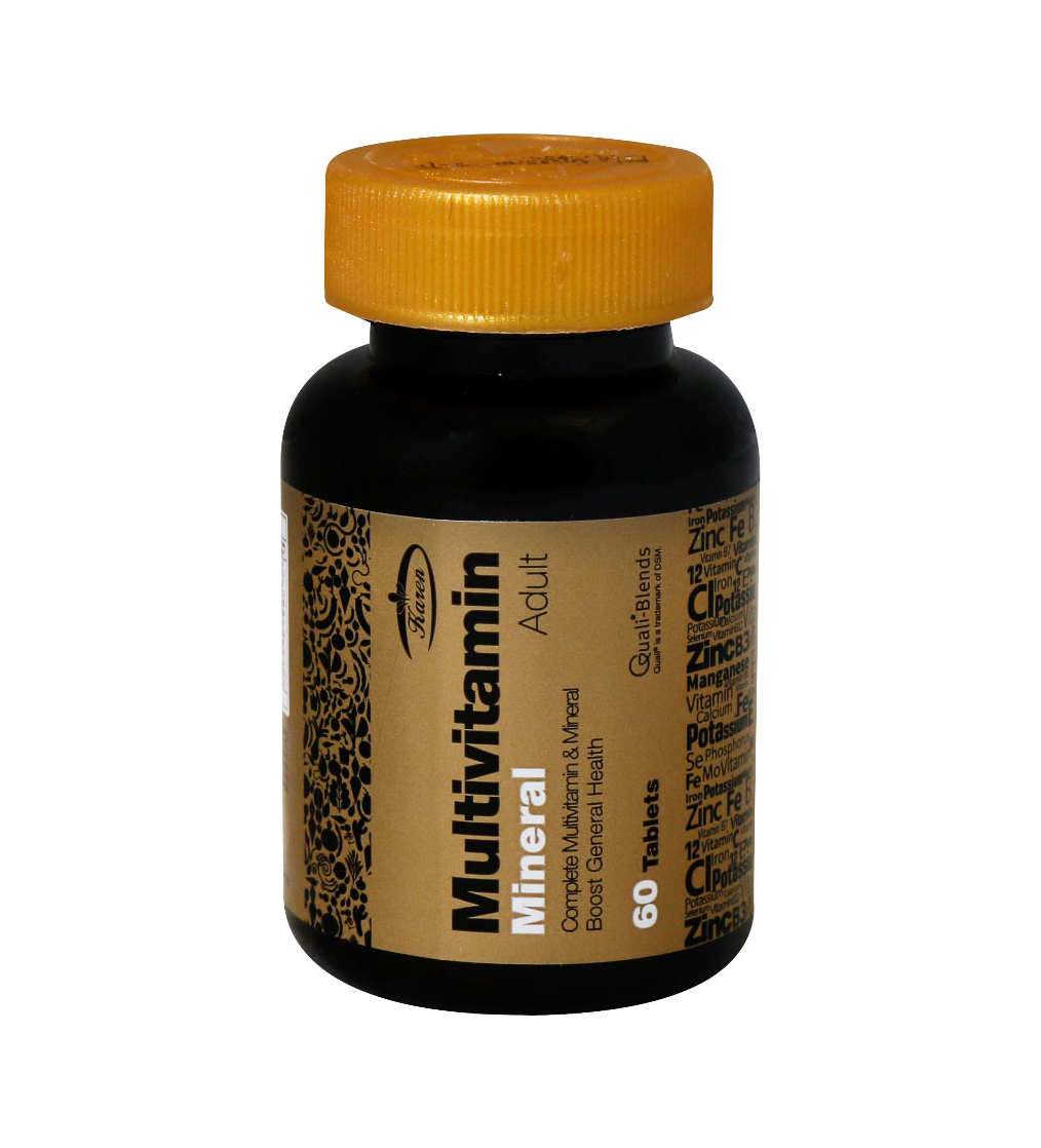 قرص مولتی ویتامین مینرال بسته 60 عددی Karen Adult Multivitamin Mineral 60 Tabs