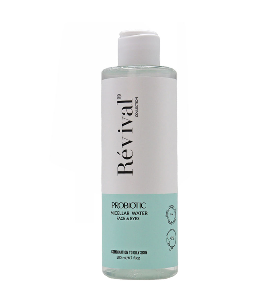 میسلار واتر پروبیوتیک مناسب پوست چرب حجم 200 میلی لیتر Revival Probiotic Micellar Water For Oil Skin 200ml
