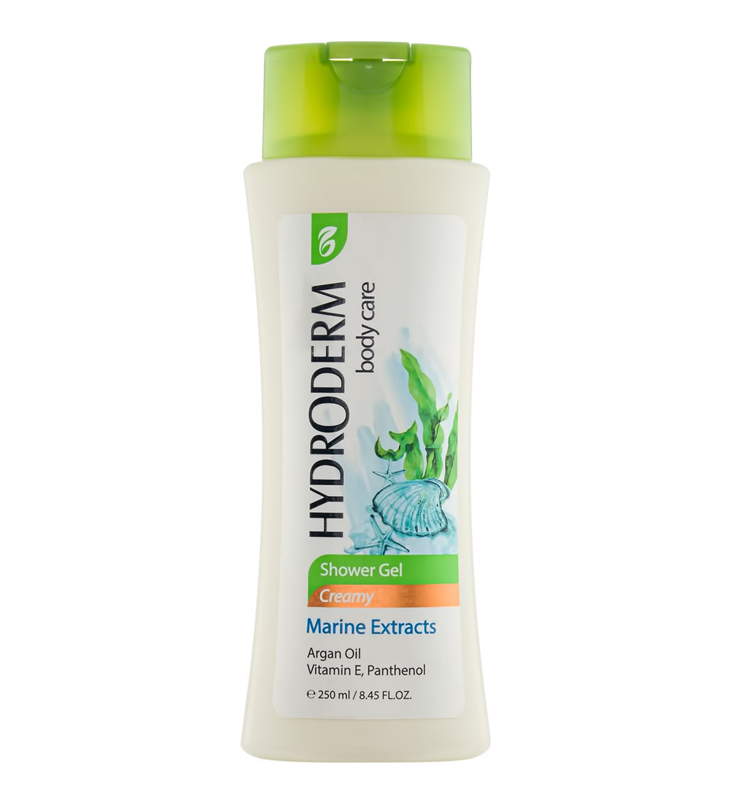 شامپو بدن کرمی با رایحه عصاره های دریایی 250میل Hydroderm Creamy Body Wash 250ml