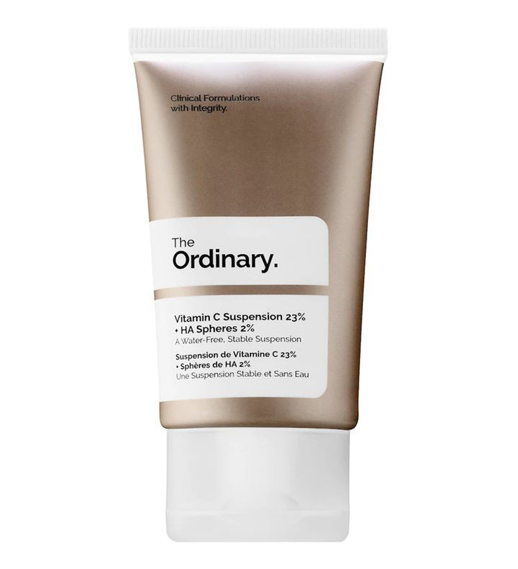 کرم سوسپانسیون حاوی ویتامین سی 23% و هیالورونیک اسید 2% حجم 30میل The Ordinary Vitamin C Suspension 23Percent And HA Spheres 2Percent Cream 30ml